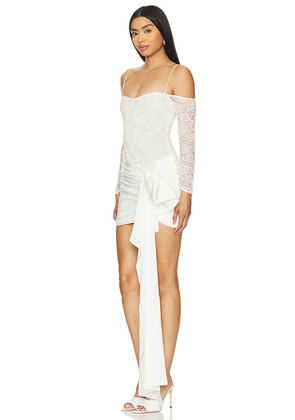 NBD Najma Mini Dress in Ivory. Size M. Also in L, S, XS.