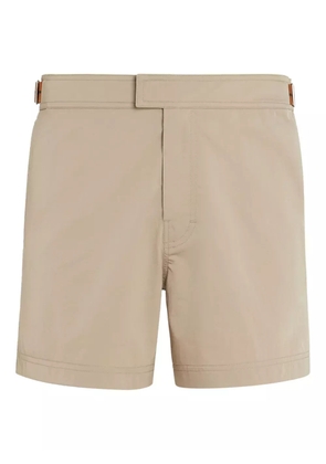 Zegna 232 Road Brand Mark swim shorts - Neutrals