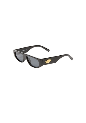 Le Specs Le Ritual Sunglasses in Black.