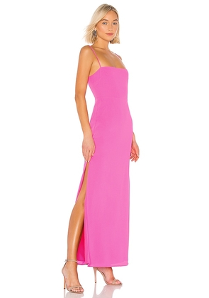 superdown Addison Maxi Dress in Pink. Size L. Also in M, S, XS, XXS.