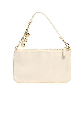 Stoney Clover Lane Flat Wristlet Crossbody in Cream.