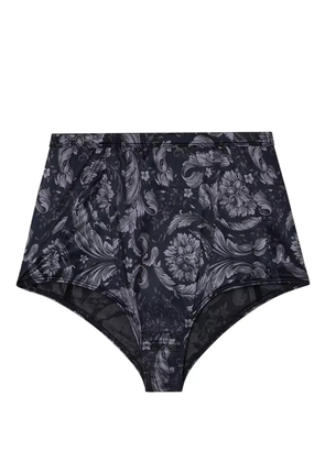 Versace Barroco-print high-waist briefs - Black