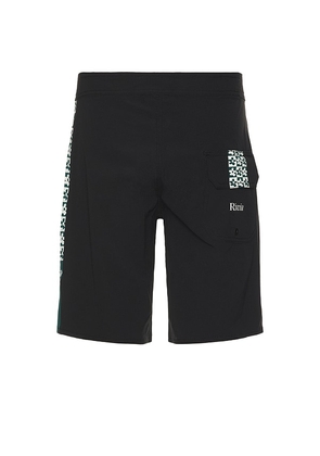 Rivvia Projects Stereo 18 Swim Trunk in Black. Size 32. Also in 34.