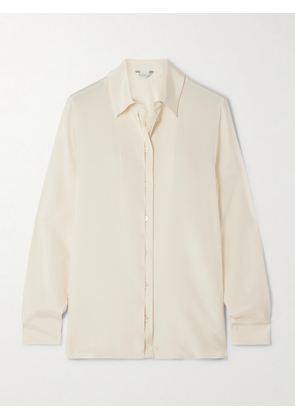 Max Mara - Avion Silk-blend Shirt - Ivory - UK 4,UK 6,UK 8,UK 10,UK 12,UK 14,UK 16,UK 18
