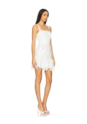 SAYLOR Verena Dress in White. Size L. Also in M, S, XS.