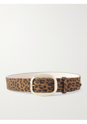 Isabel Marant - Dara Leopard-print Suede Belt - Animal print - 70,75,80,85,90,95,100