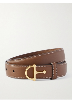 Gucci - Horsebit-detailed Leather Belt - Brown - 65,70,75,80,85,90,95,100