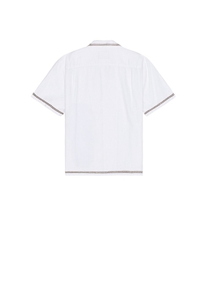 Rails Gibson Camp Shirt in White. Size L. Also in S.