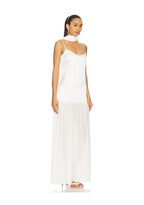 Show Me Your Mumu Dalia Maxi Dress in White. Size L. Also in M, S, XL.