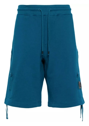C.P. Company Lens-detail cotton shorts - Blue