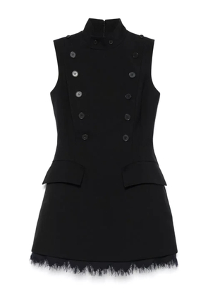 Alexander McQueen double-breasted mini dress - Black