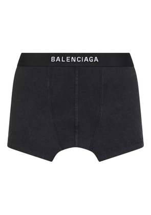 Balenciaga boxer-style mini skirt - Black