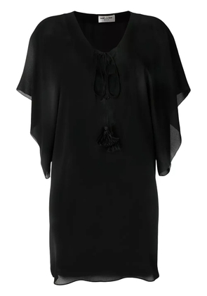Saint Laurent beach cover-up - Black