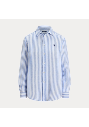 Classic Fit Striped Linen Shirt