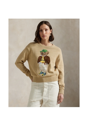 Polo Bear Cotton Crewneck Jumper