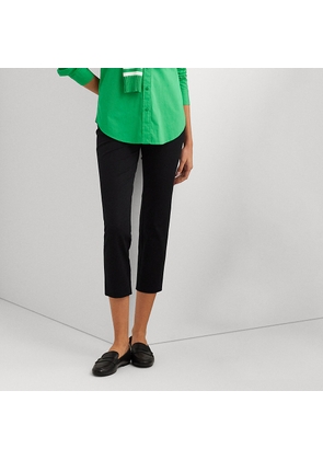 Petite - Twill Cropped Skinny Trousers