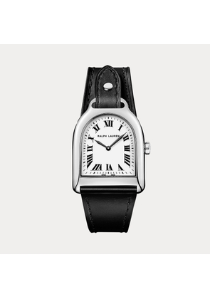 Stirrup Medium Steel White Dial