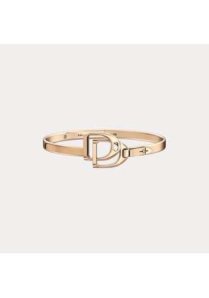 Rose Gold Double-Stirrup Bangle
