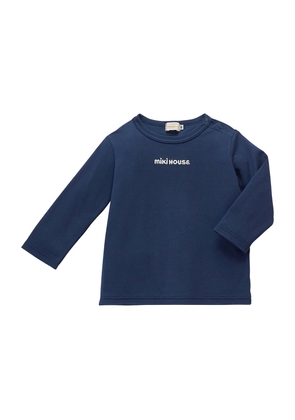 Miki House Long-Sleeved Logo T-Shirt