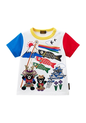 Miki House Print and Applique T-Shirt