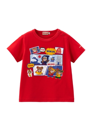 Miki House Print and Applique T-Shirt