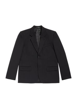 Balenciaga Wool Single-Breasted Blazer