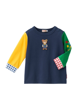 Miki House Embroidered Bear T-Shirt