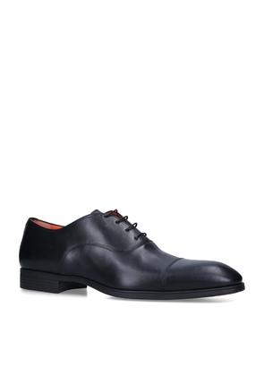 Santoni Leather New Simon Oxford Shoes