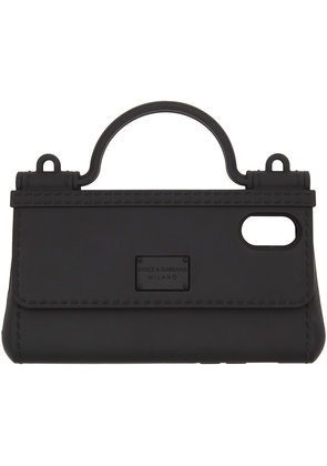 Dolce & Gabbana Black Bag Shape iPhone X Cover