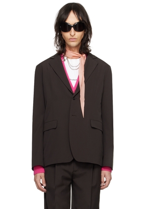 Acne Studios Brown Two-Button Blazer