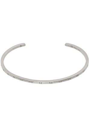Maison Margiela Silver Numerical Cuff Bracelet