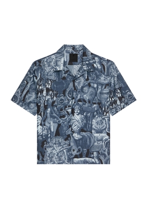 Givenchy Silk Hubert Objects Bowling Shirt