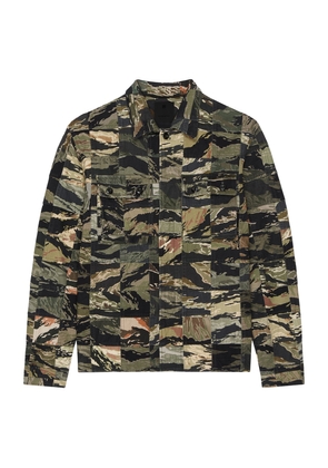 Givenchy Cotton Camouflage Patchwork Shirt