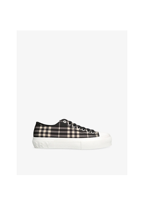 Mens Burberry Jack Canvas Low-Top Trainers