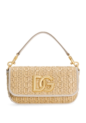 Dolce & Gabbana Raffia Top-Handle Bag