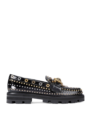 Kurt Geiger London Patent Leather Mansion Stud Loafers