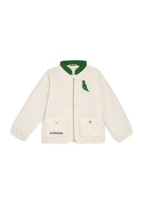 Mini Rodini Embroidered Blackbird Padded Jacket
