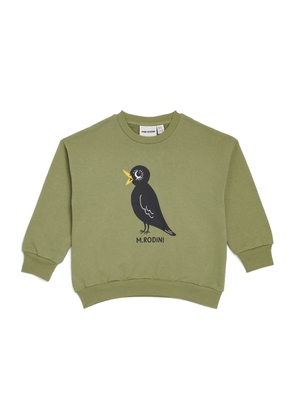 Mini Rodini Organic Cotton Blackbird Sweatshirt
