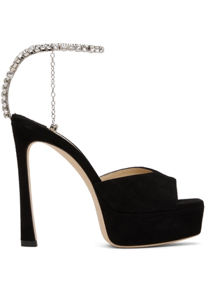 Jimmy Choo Black Saeda Platform 125 Heeled Sandals