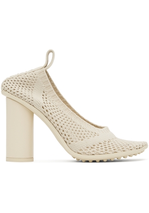 Bottega Veneta Beige Atomic Pump Heels