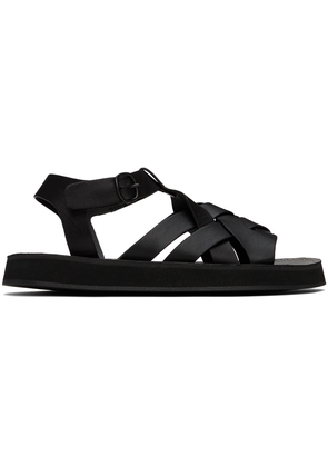 HEREU Black Beltra Sandals