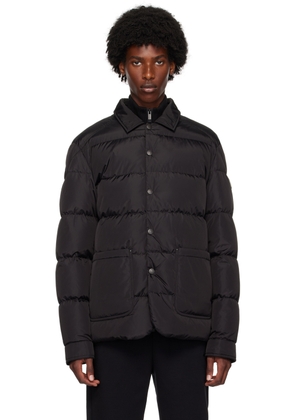 Moncler Black Ciareido Down Shirt Jacket