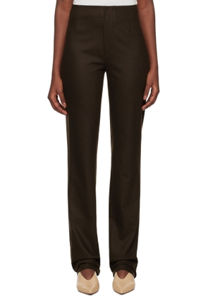 The Frankie Shop Brown Morrison Long Trousers