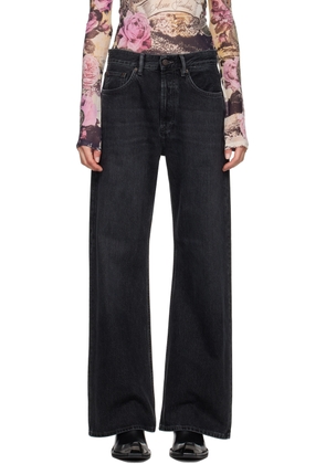 Acne Studios Black Loose Fit 2021F Jeans