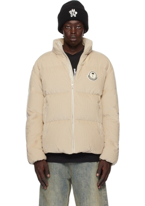 Moncler Genius Moncler x Palm Angels Beige Abrolhos Down Jacket