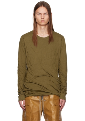 Rick Owens Khaki Porterville Double Long Sleeve T-Shirt