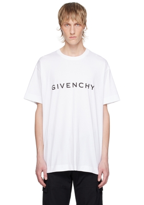 Givenchy White Oversized Fit T-Shirt