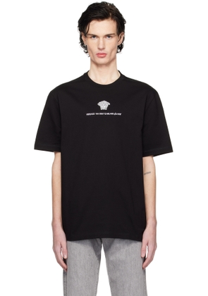 Versace Black Medusa Embroidery T-shirt