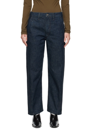 LEMAIRE Indigo High Waisted Curve Jeans