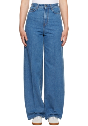 TOTEME Blue Wide Leg Jeans